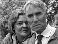 Boris Pasternak y su amante Olga Ivinskaya